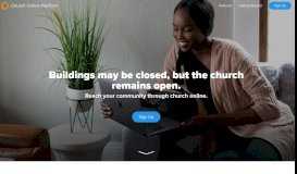 
							         Church Online Platform: Launch Your Online Ministry for Free								  
							    