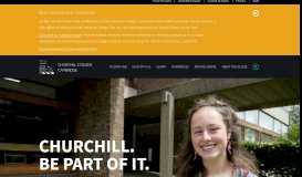 
							         Churchill College								  
							    