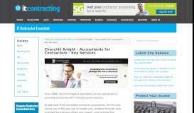 
							         Churchill Knight - Accountants for Contractors - Key Services ...								  
							    