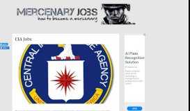 
							         CIA Jobs | Mercenary Jobs								  
							    