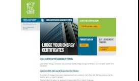 
							         CIBSE Certification Lodgement Portal								  
							    
