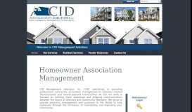 
							         CID Management Solutions								  
							    