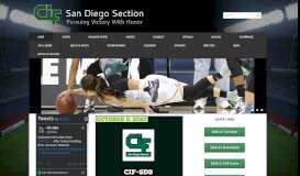 
							         CIF San Diego Section - HOME								  
							    