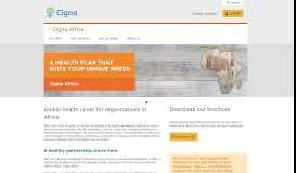 
							         Cigna Africa | Global health cover for organisations in Africa								  
							    