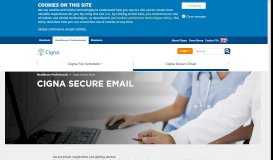 
							         Cigna Secure Email Information | Cigna UK								  
							    