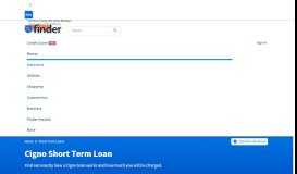 
							         Cigno short term loan - Review & Fees | finder.com.au								  
							    