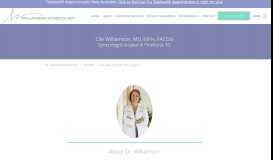 
							         Cile Williamson, MD, MPH, FACOG: Gynecologist Pinehurst, NC								  
							    