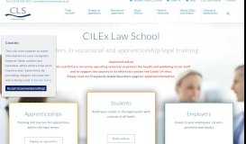 
							         CILEx Law School: Home								  
							    