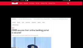 
							         CIMB assures their online banking portal is secured | Stuff								  
							    