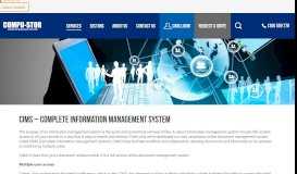 
							         CIMS - Complete Information Management System | Compu-Stor								  
							    