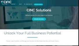 
							         CINC Solutions - Unlock Your Full Business Potential								  
							    