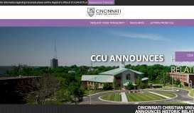 
							         Cincinnati Christian University								  
							    