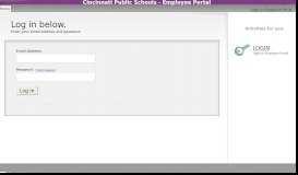 
							         Cincinnati Public Schools - Employee Portal								  
							    