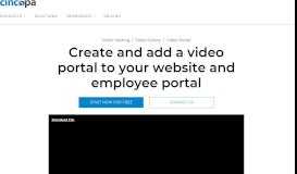 
							         Cincopa Video Portal | Create Your Own Branded Video Channel								  
							    