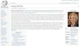 
							         Cindy McCain - Wikipedia								  
							    