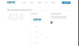 
							         CIPHR Security								  
							    