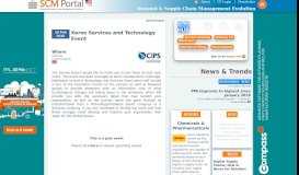 
							         CIPS Event detail: Xerox Services and Technology Event - SCM Portal ...								  
							    