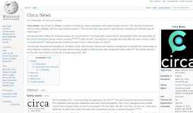 
							         Circa News - Wikipedia								  
							    