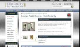 
							         Circular Portal Access - High Security - www.SecurityEntrances.com								  
							    