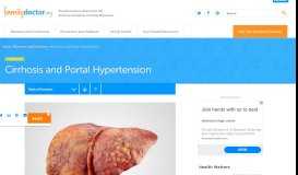 
							         Cirrhosis and Portal Hypertension - familydoctor.org								  
							    