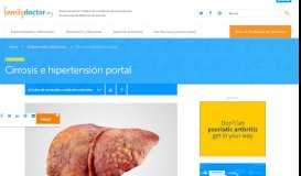 
							         Cirrosis e hipertensión portal - familydoctor.org								  
							    