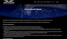 
							         Cirrus Aircraft Rental – Mike Goulian Aviation								  
							    