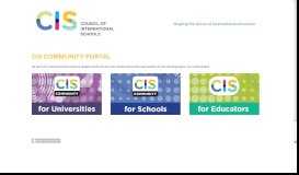 
							         CIS Community portal - Login - CIS Council of International ...								  
							    