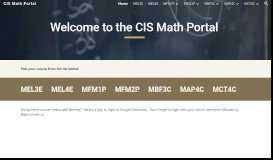 
							         CIS Math Portal - Google Sites								  
							    