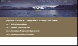 
							         CIS Math Portal - MAP4C - Google Sites								  
							    