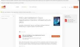
							         Cisco Application Centric Infrastructure (ACI) - ESG Interactive ...								  
							    