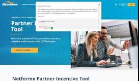 
							         Cisco Partner Incentive Tool by Netformx - Deal Analysis for Potential ...								  
							    