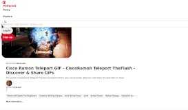 
							         Cisco Ramon Teleport GIF - CiscoRamon Teleport TheFlash - Pinterest								  
							    