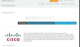 
							         Cisco - SecureAuth IdP 8.0.x - SecureAuth Documentation Portal								  
							    