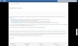 
							         Cisco Security Portal - Page Not Found - Cisco								  
							    