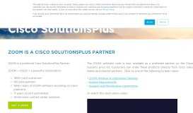 
							         Cisco SolutionsPlus - Resources - ZOOM International								  
							    