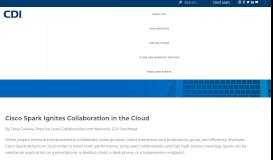 
							         Cisco Spark Ignites Collaboration in the Cloud | Computer Design ...								  
							    