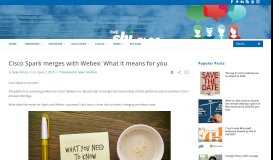 
							         Cisco Spark merges with Webex: What it means for you | The SHI Blog								  
							    