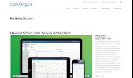 
							         Cisco Sponsor Portal – Covantech - Covantech – IT Solutions								  
							    