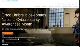 
							         Cisco Umbrella - Cloud Delivered Enterprise Security								  
							    