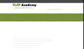 
							         Cisco Unified Communication - VOIP Academy								  
							    
