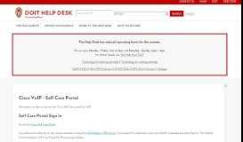 
							         Cisco VoIP - Self Care Portal								  
							    