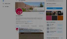 
							         CIT Libraries (@CITLibrary) | Twitter								  
							    