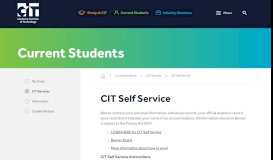 
							         CIT Self Service : Canberra Institute of Technology								  
							    