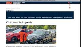 
							         Citations & Appeals | Campus Services | UTSA | University of Texas at ...								  
							    