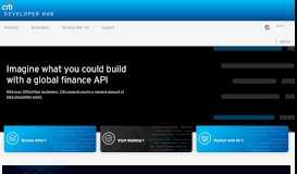 
							         Citi Developer Portal - Citi Bank								  
							    