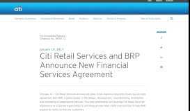 
							         Citi Retail Services and BRP Announce New Financial ... - Citigroup								  
							    