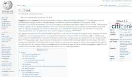 
							         Citibank - Wikipedia								  
							    