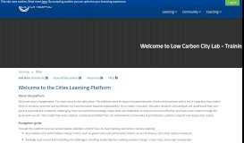 
							         Cities - Climate-KIC Learning Portal - Climate-KIC Education!								  
							    
