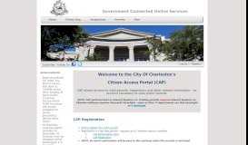 
							         Citizen Access Portal (CAP) - Charleston-SC.gov								  
							    