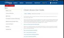 
							         Citizen Access User Guide - City of Meridian								  
							    